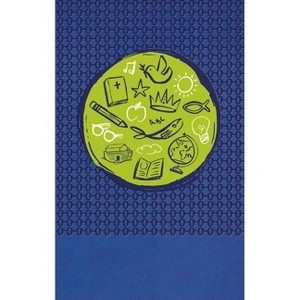 Nirv, Tiny Theologians Bible, Leathersoft Over Board, Blue, Comfort Print - by  Zondervan (Leather Bound) - 1 of 1