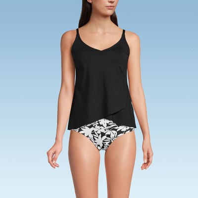 Lands' End Women's Tulip Hem Tankini Top