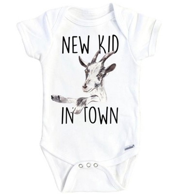 Goat New Kid Onesie® Baby Boy Girl Clothes Infant Bodysuit Funny Cute Newborn GS1