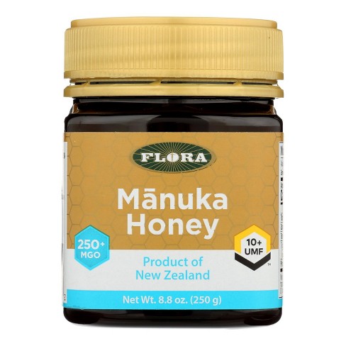Manuka Health UMF 6+/MGO 115+ Manuka Honey (250g/8.8oz), Superfood,  Authentic Raw Honey from New Zealand