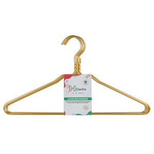 DEILSY Heavy-Duty Gold Aluminum Suit Hangers - 1 of 4