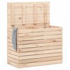 vidaXL Laundry Basket 34.8 in.x17.3 in.x26 in. Solid Wood Pine - 3 of 4