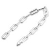 Pompeii3 Men's Round Link 14k Gold (19gram) or Platinum (32gram) 6.5mm Bracelet 8.5" - 2 of 4