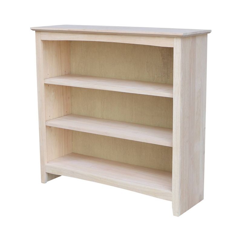 36&#34;x38&#34; Shaker Bookcase Unfinished - International Concepts, 1 of 9