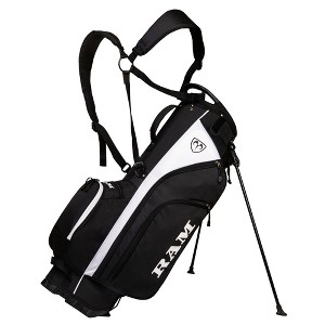 Ram 9” Golf Stand Bag – Lightweight 5-Way Divider Golf Bag with 6