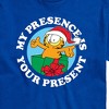 Men's - Garfield - My Presence Is Your Present Christmas Short Sleeve Graphic T-Shirt - 2 of 4