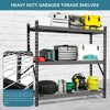Metal Garage Shelving 3 Tier 6000LBS Heavy Duty Adjustable Indoor Storage Shelves Industrial Shelving Storage Rack For Toolroom Basement - 4 of 4