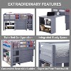 Home Imports Emporium Loft Bed with Desk and Drawers - 4 of 4