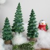 Northlight Glittered Pine Tree Christmas Decoration - 6.5" - image 2 of 4