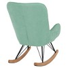 Baby Relax Zander Rocker Chair with Side Storage Pockets Teal - image 3 of 4