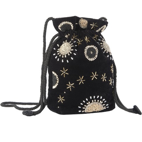 Boho on sale black purse