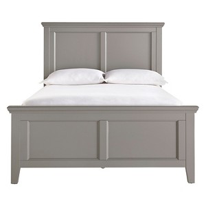 Balbo Wood Panelled Bed Full -Gray Inspire Q