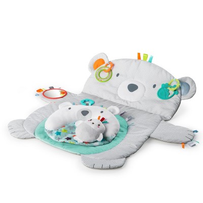 fuzzy worm toy on string
