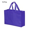 Unique Bargains Unique Reusable Gift Bags,Horizontal Style Non-Woven Grocery Tote Bag for Travel Storage - 3 of 4