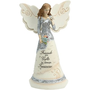 Pavilion Gift Company - Friend - 8" Angel holding Butterfly - Decorative Objects - 1 of 4