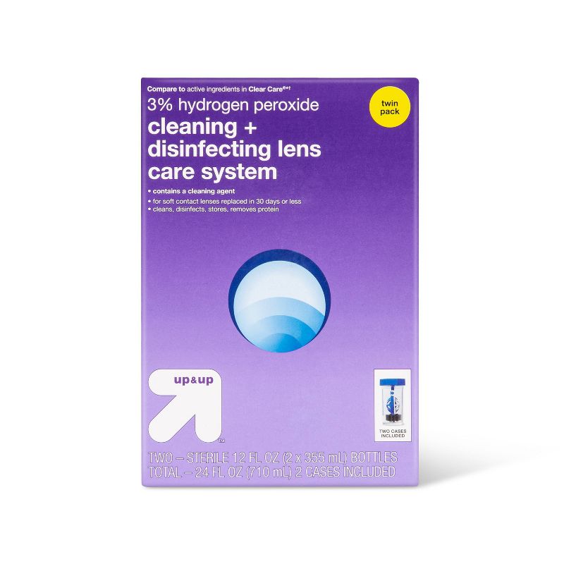 Cleaning and Disinfecting Lens Care System - 24oz - up &#38; up&#8482;, 1 of 7