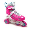 Chicago Skates Training Kids' Roller Skate Combo Set - Pink/White - image 4 of 4