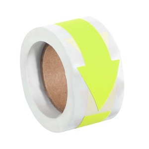 Unique Bargains Waterproof Removable Self-Adhesive Floor Marking Arrow Sticker Label 150 Pcs - 1 of 4