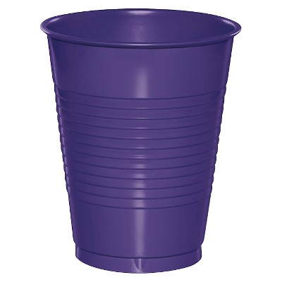 20ct Purple Disposable Cups