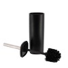 Evideco French Home Goods Square Metal Toilet Brush and Holder Sturdy Handle, Splash Guard, Removable Inner Protection - 2 of 4