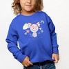 The Juniper Shop Mini Smiley Happy Amongst The Flowers Toddler Sweatshirt - 3 of 4