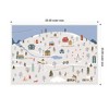 Kate & Laurel All Things Decor Sylvie Framed Canvas A Winter Village by Vicky Yorke - 2 of 4