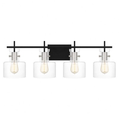 Quoizel Lighting Pensbury 4 - Light Vanity in  Matte Black
