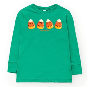 SmileyWorld Candy Corn Smiles - Toddler Long Sleeve Graphic Tee and Youth Long Sleeve Graphic T-Shirt - 1 of 3