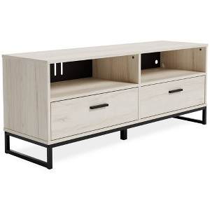 Signature Design by Ashley 59" Socalle TV Stand for TVs up to 63" White/Black/Gray - 1 of 4