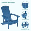 Sonkuki Outdoor 2PCS Recycled Plastic Wood Adirondack Chairs, Patio Lounger chairs - 3 of 4