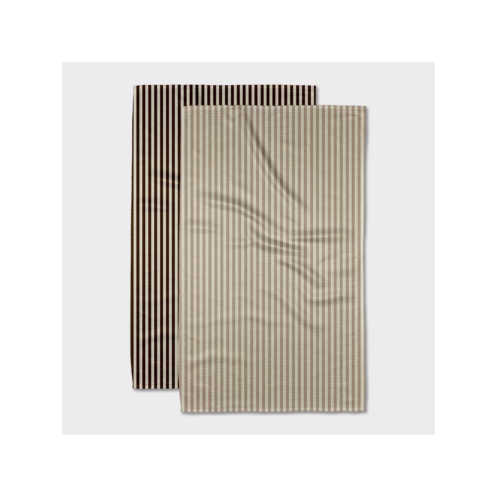 Geometry Tea Towel Set Spruce