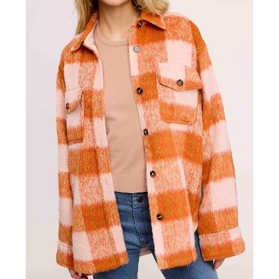 Women's Mohair Oversized Shacket - LA MIEL