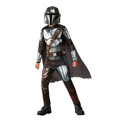 Kids' Star Wars: The Mandalorian Halloween Costume Jumpsuit with Accessories S