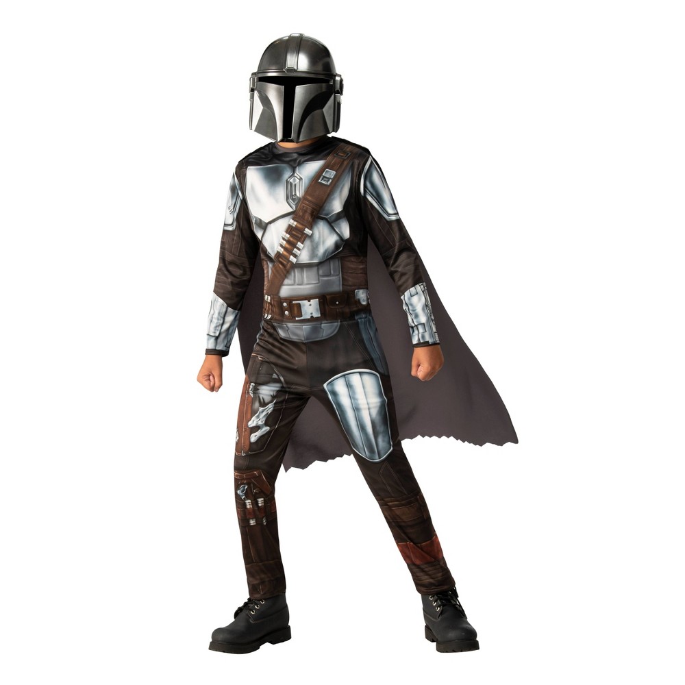 Halloween Kids' Star Wars: The Mandalorian Halloween Costume Jumpsuit with AccessoriesL