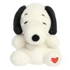 Aurora Mini Palm Pals Snoopy Hearts Peanuts Timeless Stuffed Animal White 5" - 2 of 4