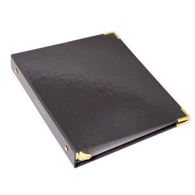 Russell+Hazel Charcoal Patent Mini Binder