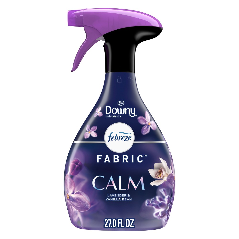 (pack of 4)Febreze Downy Infusions Calm Fabric Air Freshener Lavender & Vanilla Bean - 27 fl oz