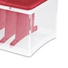 Sterilite Clear Christmas Light and Garland Holiday Storage Container (4 Pack) - image 3 of 4