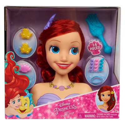 princess ariel styling head