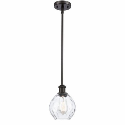 Waverly - 1 Light Stem Hung Mini Pendant In Industrial Style-9 Inches Tall and 6 Inches Wide