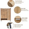Shoe Storage Cabinet with 2 Flip Drawers & 1 Drawers, Freestanding Shoe Organizer with Metal Legs for Entryway - 3 of 4