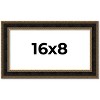 PosterPalooza | Panoramic Ornate Brown Picture Frame - UV Acrylic, Foam Board Backing, Hanging Hardware - 2 of 4