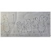Set of 4 Mesh Snowman Family with LED Lights - 4 of 4