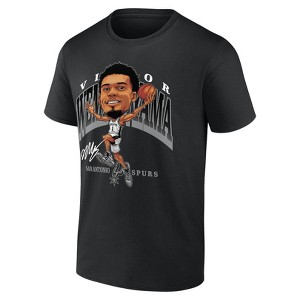 NBA San Antonio Spurs Men's Victor Wembanyama Caricature T-Shirt - 1 of 3
