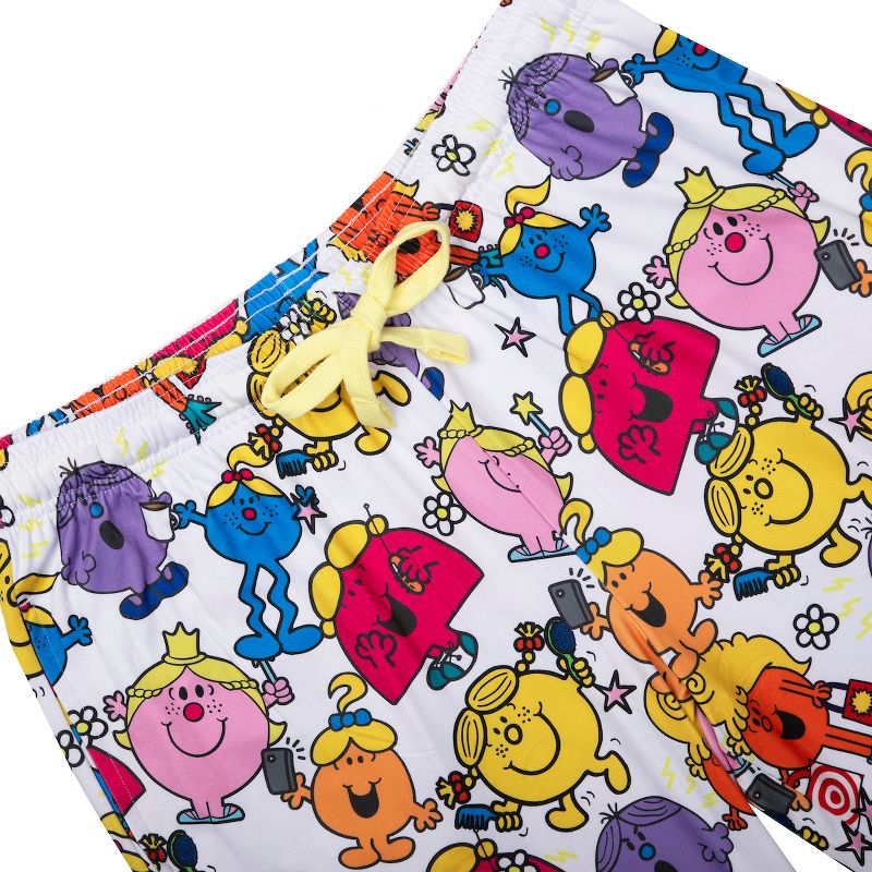 Little Miss Adult Juniors Sleepwear Set with Short Sleeve Tee and Sleep Pants, 5 of 6