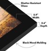 Americanflat 21x26 Picture Frame with Polished Plexiglass - Black Picture Frame - Wide Photo Frames Made of Engineered Wood - Epic Collection - Black - 3 of 4