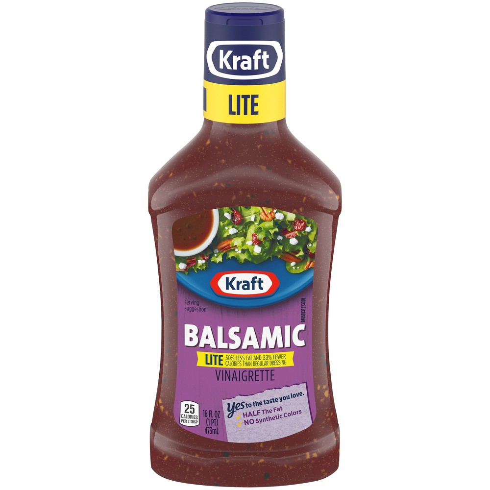 UPC 021000014071 product image for Kraft Balsamic Vinaigrette Lite Salad Dressing - 16oz | upcitemdb.com