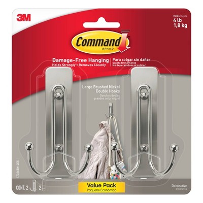 Command Hooks Curtain Rod Target