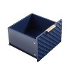 Maliang Carved Modern Decorative Storage Cabinet with 1 Tempered Glass Doors & 3 Drawer, 31.5"L x 15.7"W x 37.6"H - 4 of 4