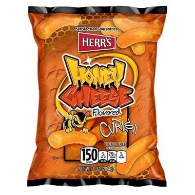 Herr's Honey Cheese Curls - 1 Oz (Pack of 42)